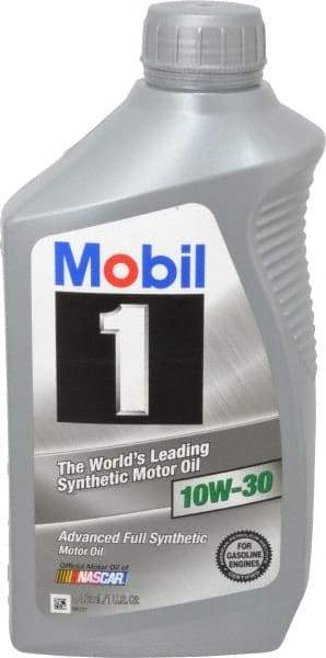 Mobil - 1 Quart Synthetic Engine Oil - Grade 10W-30 - A1 Tooling