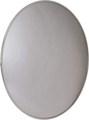 PRO-SAFE - Outdoor Round Convex Safety, Traffic & Inspection Mirrors - Acrylic Lens, Laminated Hardboard Backing, 26" Diam x 2-1/2" High, 28' Max Covered Distance - A1 Tooling