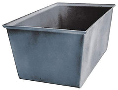 Bayhead Products - Gray Polyethylene Tote Container - Nesting, 23" Long x 15" Wide x 12" High - A1 Tooling