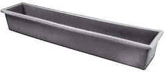 Bayhead Products - Gray Polyethylene Tote Container - Nesting, 54-1/2" Long x 11-1/2" Wide x 8" High - A1 Tooling