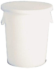 Bayhead Products - 33 Gal Gray Round Trash Can - Polyethylene, 27" High - A1 Tooling