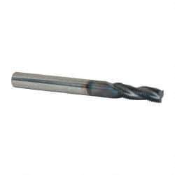 Scientific Cutting Tools - 5/16-40 UNS, 0.235" Cutting Diam, 3 Flute, Solid Carbide Helical Flute Thread Mill - Internal/External Thread, 0.66" LOC, 2-1/2" OAL, 1/4" Shank Diam - A1 Tooling