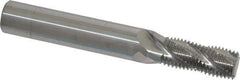 Scientific Cutting Tools - 9/16-18 UNF, 0.45" Cutting Diam, 4 Flute, Solid Carbide Helical Flute Thread Mill - Internal/External Thread, 1.078" LOC, 3-1/2" OAL, 1/2" Shank Diam - A1 Tooling