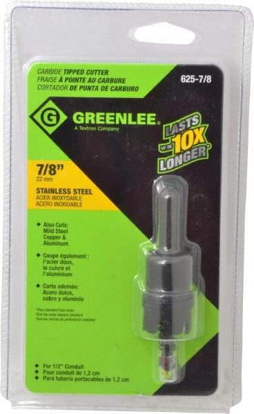 Greenlee - 7/8" Diam, Hole Saw - A1 Tooling