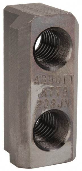 Abbott Workholding Products - Steel Lathe Chuck Jaw Nut - 8" Chuck Diam Compatible, 12mm Screw - A1 Tooling