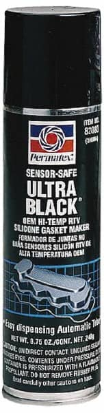 Permatex - 8-3/4 oz Oil Resistant Gasket Maker - -65 to 500°F, Black, Comes in Automatic Tube - A1 Tooling