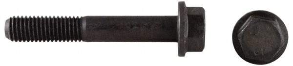 Value Collection - 7/16-14 UNC, 1-1/4" Length Under Head, Hex Drive Flange Bolt - 1-1/4" Thread Length, Grade 8 Alloy Steel, Smooth Flange, Phosphate & Oil Finish - A1 Tooling