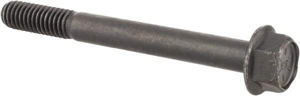 Value Collection - 5/16-18 UNC, 3" Length Under Head, Hex Drive Flange Bolt - 7/8" Thread Length, Grade 8 Alloy Steel, Smooth Flange, Phosphate & Oil Finish - A1 Tooling