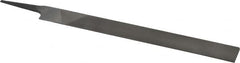 Value Collection - 10" Long, Smooth Cut, Knife American-Pattern File - Double Cut, 1/4" Overall Thickness, Tang - A1 Tooling