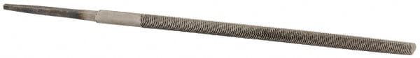 Value Collection - 4" Long, Second Cut, Round American-Pattern File - Double Cut, Tang - A1 Tooling