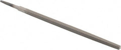 Value Collection - 10" Long, Second Cut, Square American-Pattern File - Double Cut, 3/8" Overall Thickness, Tang - A1 Tooling