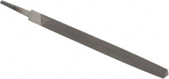 Value Collection - 6" Long, Smooth Cut, Triangle American-Pattern File - Double Cut, Tang - A1 Tooling