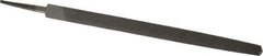 Value Collection - 8" Long, Smooth Cut, Triangle American-Pattern File - Double Cut, Tang - A1 Tooling