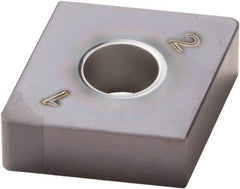 Seco - CNGA433 Grade CBN060K PCBN Turning Insert - TiSiAlN Finish, 80° Diamond, 1/2" Inscr Circle, 3/16" Thick, 3/64" Corner Radius - A1 Tooling