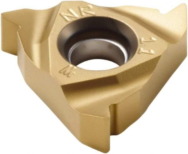 Seco - 16NR Internal Right Hand 11 Whitworth Laydown Threading Insert - Grade CP500, TiAlN/TiN Coated Carbide, 9.53mm Inscribed Circle - A1 Tooling