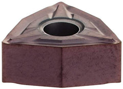 Seco - WNMG331W FF2 Grade TP1030 Cermet Turning Insert - 80° Trigon, 3/8" Inscr Circle, 3/16" Thick, 1/64" Corner Radius - A1 Tooling