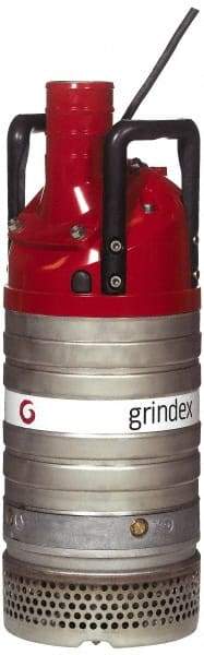 Grindex - 4-2/5 hp, 460 Amp Rating, 460 Volts, Nonautomatic Operation, Dewatering Pump - 3 Phase, Aluminum Housing - A1 Tooling