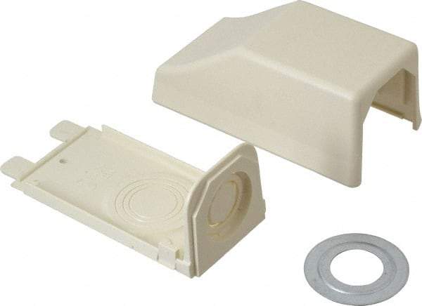 Wiremold - 4-1/2 Inch Long x 2-7/16 Inch Wide x 1-15/16 Inch High, Raceway Fitting - Ivory, For Use with Wiremold 2300 Series Raceways - A1 Tooling