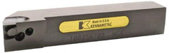 Kennametal - 1.108...90DEG, Right Hand Cut, 63/64" Shank Height x 25mm Shank Width, Positive Rake Indexable Turning Toolholder - 150mm OAL, E2FIX10..R.. Insert Compatibility, Series Fix-Perfect - A1 Tooling