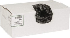 PRO-SOURCE - 1.2 mil Thick, Household/Office Trash Bags - Hexene Resins, Drawstring, 33-1/2" Wide x 38" High, Black - A1 Tooling