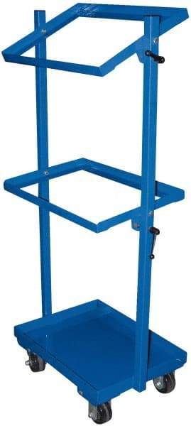 Vestil - 300 Lb Capacity, 19-1/4" Wide x 18-1/4" Long x 60" High Multi-Level Cart - 3 Shelf, Steel, Swivel Casters - A1 Tooling