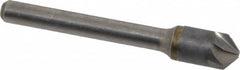 Made in USA - 3/8" Head Diam, 1/4" Shank Diam, 6 Flute 100° Solid Carbide Countersink - A1 Tooling