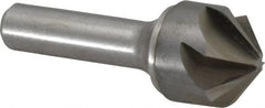 Made in USA - 1" Head Diam, 1/2" Shank Diam, 6 Flute 100° Solid Carbide Countersink - A1 Tooling