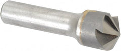 Made in USA - 3/4" Head Diam, 1/2" Shank Diam, 6 Flute 120° Solid Carbide Countersink - A1 Tooling