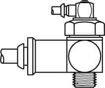 Parker - 3/8 Inlet Brass Hydraulic Control Valve - 3/8 Thread - A1 Tooling