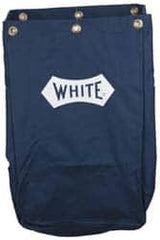 Made in USA - 20-1/2" Long x 24-1/2" Wide x 28" High, Blue Nylon Pak-Cloth Bag - Use with White Mop - 193 or 193B Collector Carts - A1 Tooling