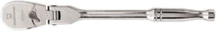 GearWrench - 1/4" Drive Pear Head Ratchet - Full Polish Chrome Finish, 6" OAL, 60 Gear Teeth, Full Polished Handle, Flex Head - A1 Tooling