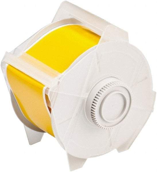 Brady - 2-1/4" Wide x 1,200" Long, Yellow Vinyl Tape - For Globalmark Industrial Labeling System - A1 Tooling