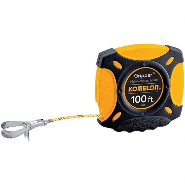 Komelon - 100' x 3/8" Yellow Blade Tape Measure - A1 Tooling