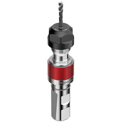 Collet Chuck: 1 to 13 mm Capacity, ER Collet, 25 mm Shank Dia, Straight Shank 85 mm Projection, 0.003 mm TIR, Through Coolant