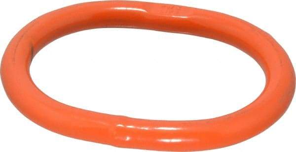 Pewag - G100 Grade Orange Alloy Steel Oblong Master Link - 3/8" Diameter, 3,800 Lb Load Limit - A1 Tooling