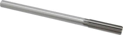 Made in USA - 0.627" High Speed Steel 8 Flute Chucking Reamer - Straight Flute, 0.5615" Straight Shank, 2-1/4" Flute Length, 9" OAL - A1 Tooling