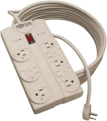 Tripp-Lite - 8 Outlets, 120 VAC15 Amps, 25' Cord, Power Outlet Strip - Floor, Keyhole Mount, 5-15 NEMA Configuration, 1.51" Strip - A1 Tooling