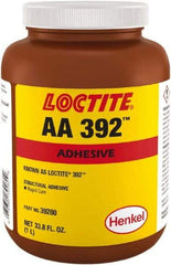 Loctite - 33.18 oz Bottle Two Part Acrylic Adhesive - 15 min Working Time, 2,500 psi Shear Strength - A1 Tooling