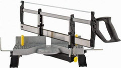 Stanley - 45°, 54°, 60°, 67.5°, 75°, 90° Miter Saw Miter Box & Saw - 14-1/2" Box Width x 27-3/4" Box Length - A1 Tooling