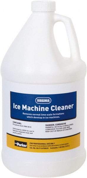 Parker - 1 Gal Ice Machine Cleaner - For Ice Machines: Cube, Tube, Flake & Commercial Dishwasher - A1 Tooling