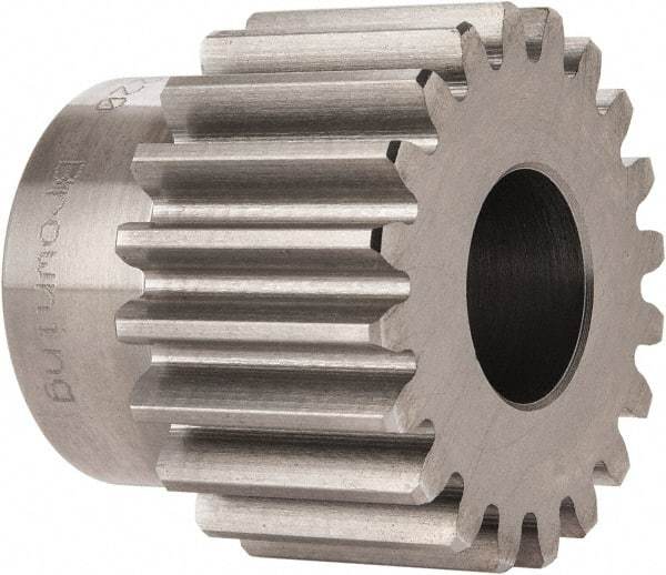 Browning - 12 Pitch, 1.667" Pitch Diam, 1.83" OD, 20 Tooth Spur Gear - 1" Face Width, 3/4" Bore Diam, 1-13/32" Hub Diam, 20° Pressure Angle, Steel - A1 Tooling