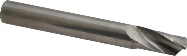 Onsrud - 3/8" Cutting Diam x 3/4" Length of Cut, 1 Flute, Upcut Spiral Router Bit - Uncoated, Right Hand Cut, Solid Carbide, 3" OAL x 3/8" Shank Diam, Single Edge, 22° Helix Angle - A1 Tooling