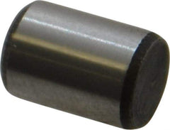 Value Collection - 1/4" Diam x 3/8" Pin Length Alloy Steel Standard Dowel Pin - C 50-58 Hardness, 12,800 Lb Breaking Strength, 1 Beveled & 1 Rounded End - A1 Tooling