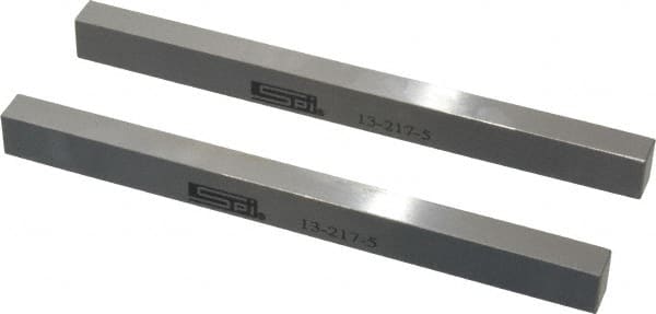 SPI - 6" Long x 1/2" High x 3/8" Thick, Steel Parallel - 0.0003" & 0.002" Parallelism, Sold as Matched Pair - A1 Tooling