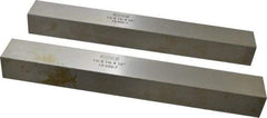 SPI - 12" Long x 1-1/2" High x 1-1/4" Thick, Steel Parallel - 0.0003" & 0.002" Parallelism, Sold as Matched Pair - A1 Tooling