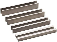 SPI - 8 Piece, 6 Inch Long Steel Parallel Set - 1/2 to 1 Inch High, 1/8 to 3/8 Inch Thick, 52-58 RC Hardness, Sold as 4 Pair - A1 Tooling