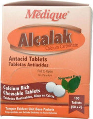 Medique - Mint Flavor Alcalak Tablets - Antacids & Stomach Relief - A1 Tooling