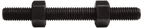 Value Collection - 1-8, 6" Long, Uncoated, Steel, Fully Threaded Stud with Nut - Grade B7, 1" Screw, 7B Class of Fit - A1 Tooling