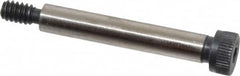 Made in USA - 1/4" Shoulder Diam x 1-1/2" Shoulder Length, #10-24 UNC, Hex Socket Shoulder Screw - 8 Alloy Steel, 0.357 to 3/8" Head Diam - A1 Tooling