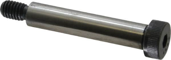 Made in USA - 1/2" Shoulder Diam x 2-1/2" Shoulder Length, 3/8-16 UNC, Hex Socket Shoulder Screw - 8 Alloy Steel, 0.729 to 3/4" Head Diam - A1 Tooling